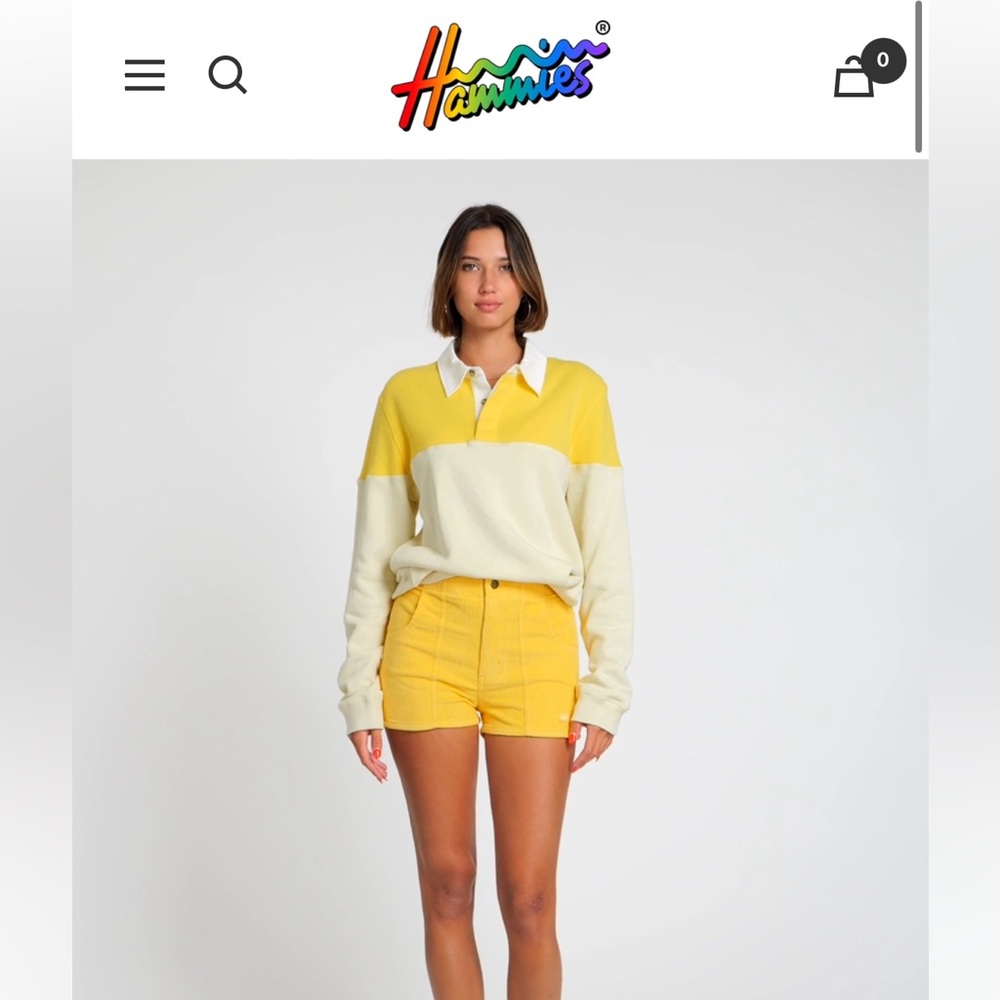 Hanmie’s Woman’s Yellow Shorts